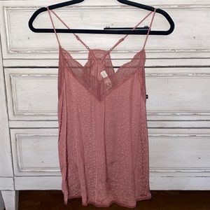 Racer Back Adjustable Strap Tank Blouse
